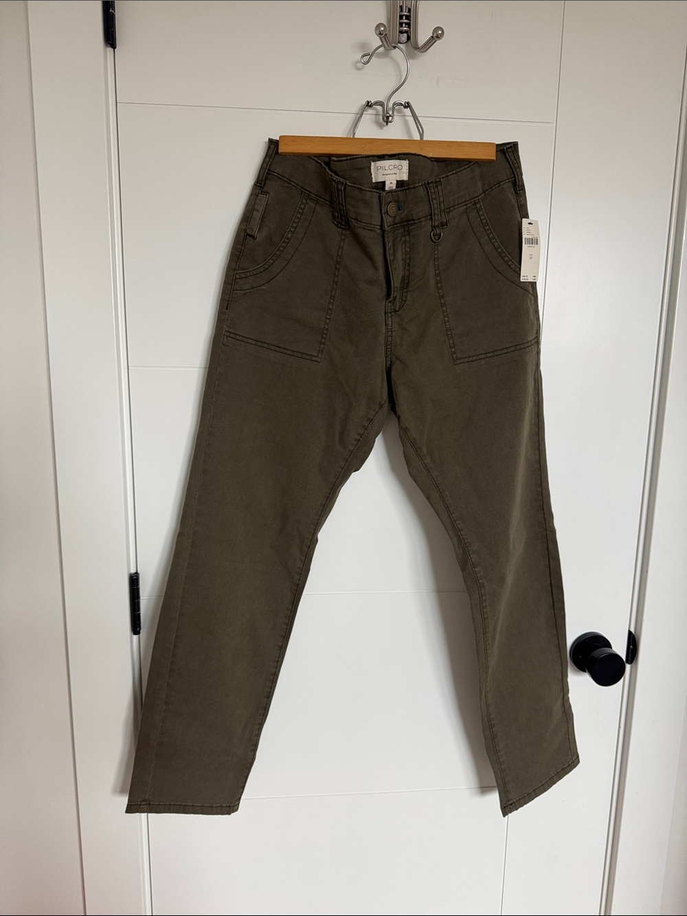 Pilcro Men's Olive Utility Pants